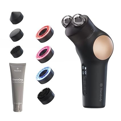 TheraFace Therabody TheraFace PRO - Microcurrent Facial Device, 8-in-1 Compact Face Massager&Facial 